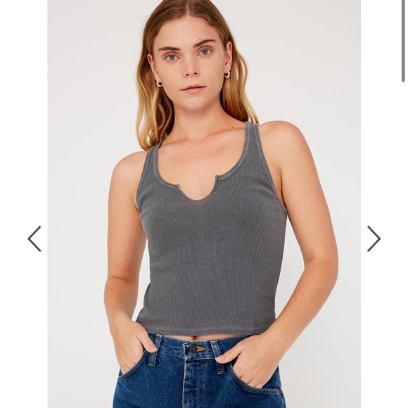 SOLD NWT LACAUSA Roxy Tank in Black - Picture 5 of 8